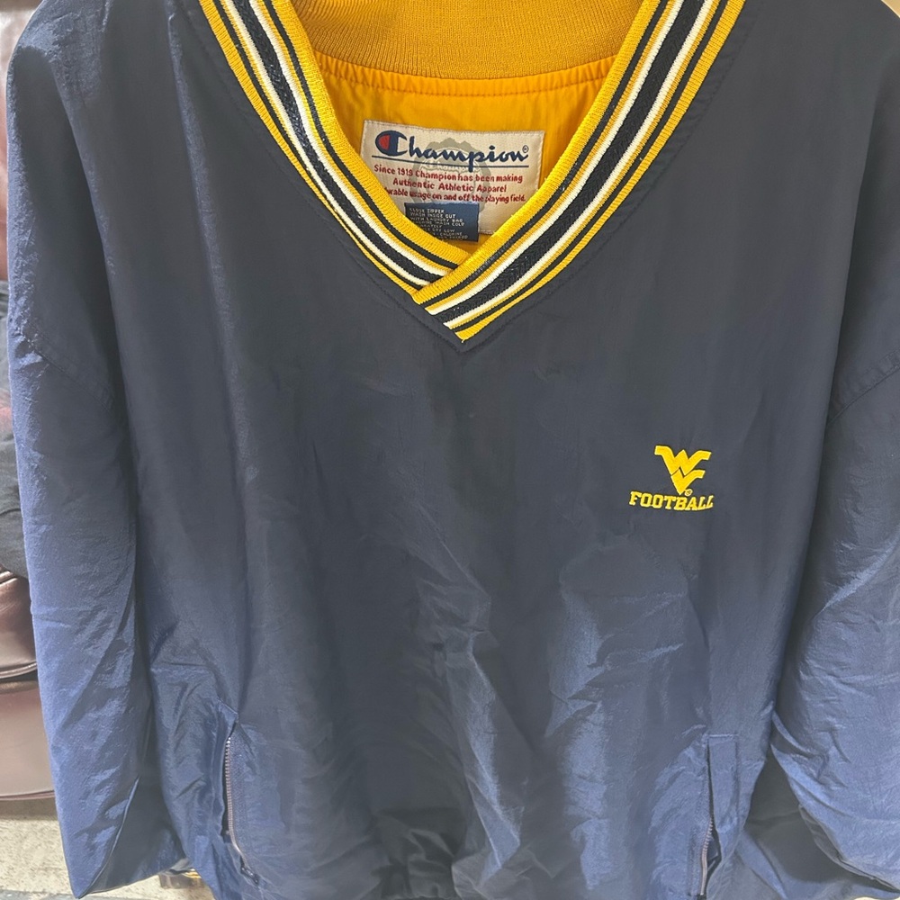 Vintage Champion West Virginia Windbreaker